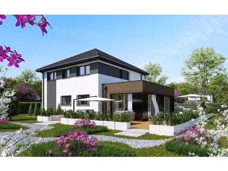 terrain avec maison neuve à vendre