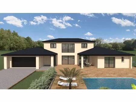 terrain avec maison neuve à vendre