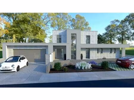 terrain avec maison neuve à vendre