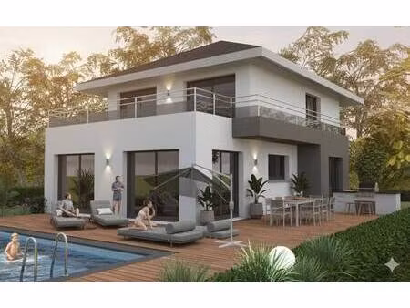 terrain avec maison neuve à vendre