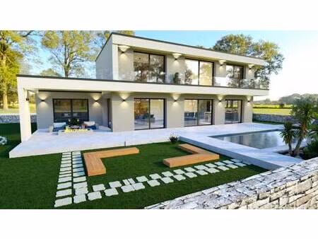 terrain avec maison neuve à vendre