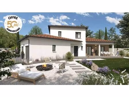 terrain avec maison neuve à vendre