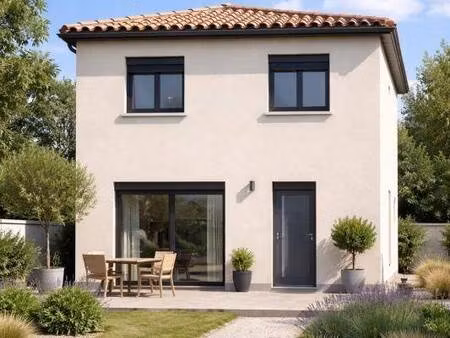 terrain avec maison neuve à vendre