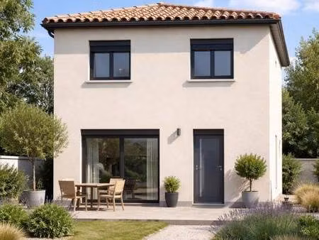 terrain avec maison neuve à vendre