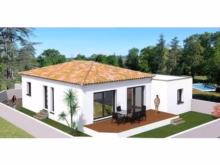 terrain avec maison neuve à vendre
