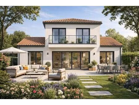 terrain avec maison neuve à vendre