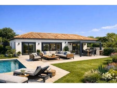 terrain avec maison neuve à vendre