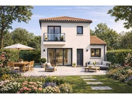 terrain avec maison neuve à vendre