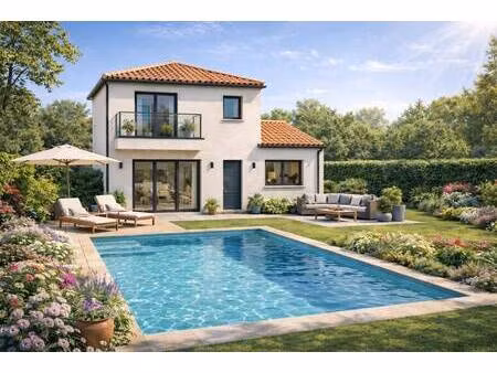 terrain avec maison neuve à vendre