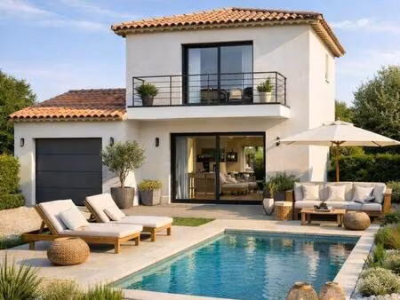 terrain avec maison neuve à vendre