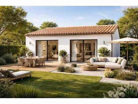 terrain avec maison neuve à vendre