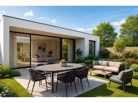 terrain avec maison neuve à vendre