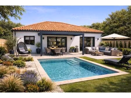 terrain avec maison neuve à vendre