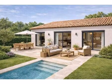 terrain avec maison neuve à vendre