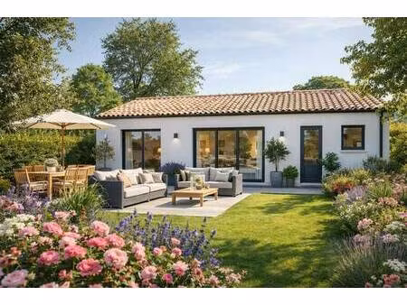 terrain avec maison neuve à vendre