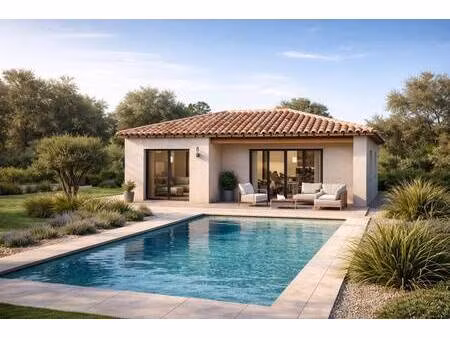 terrain avec maison neuve à vendre