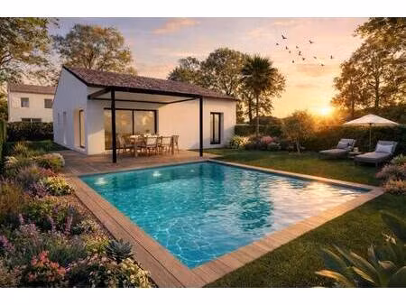 terrain avec maison neuve à vendre