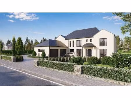 terrain avec maison neuve à vendre