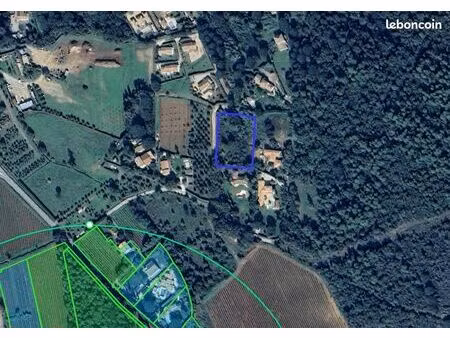 terrain 3488 m² gassin