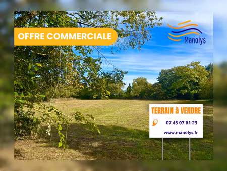 vente terrain 400 m² le thou (17290)