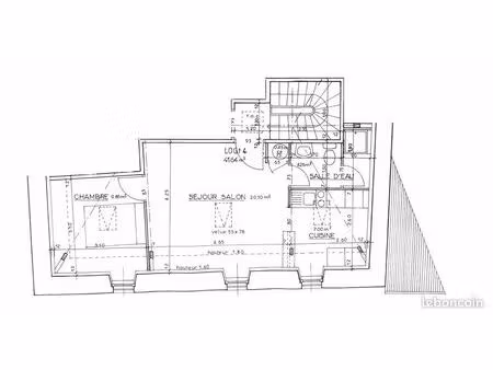 appart. t2 centre ville 41 m2