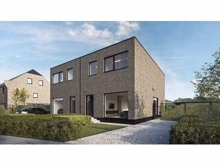 maison neuve à énergie neutre à vendre à gooik