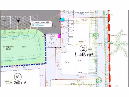 vente terrain à batir 489 m² à thaon (14610)  115 000 €
