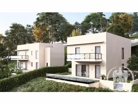 maison - menton - 134m2 - 5 pieces - terrain - parking - piscine