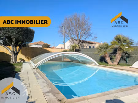 maison 3 chambres - piscine et studio attenant