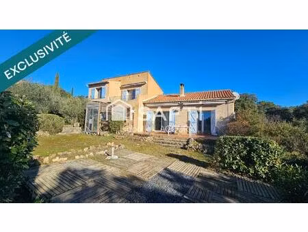 propriété avec deux logements sur grand terrain arboré à sillans-la-cascade