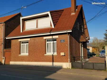 maison à louer rebreuve ranchicourt 3 chambres bureau garage jardin