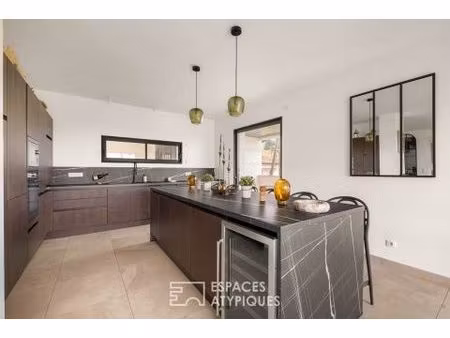 maison contemporaine lumineuse au coeur du beaujolais