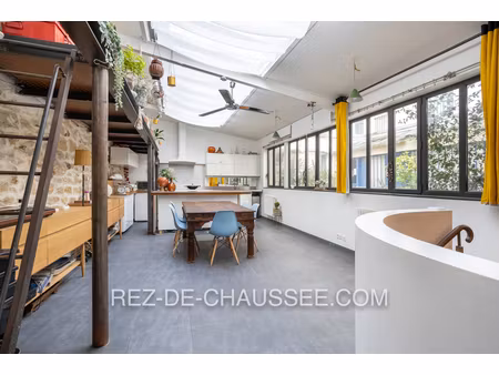 republique appartement avec atelier d'artiste