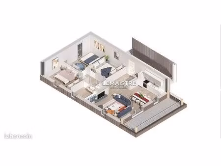 appartement 4 pièces 88 m²