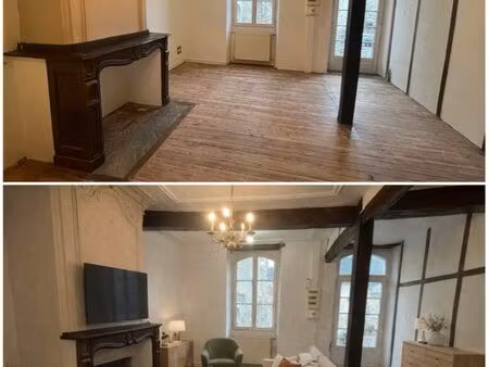 appartement 110m2 centre ville aire sur l'adour