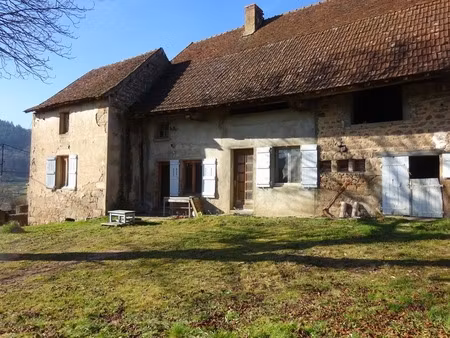 ancienne ferme à rénover verosvres (71) - t3 - 80m² - terrain 450m²