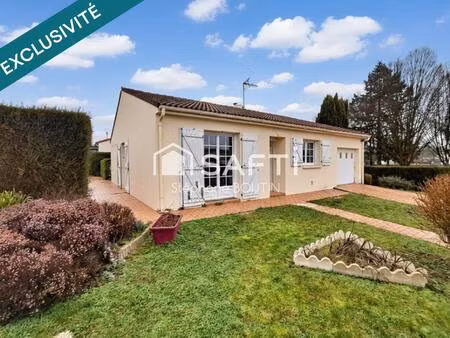 maison de plain-pied – 3 chambres – terrain de 764 m²