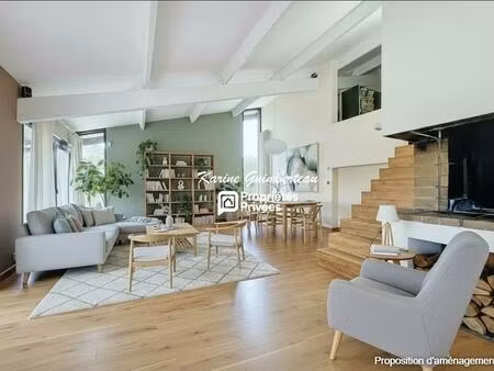 libourne - maison d'architecte 213 m² avec grand jardin