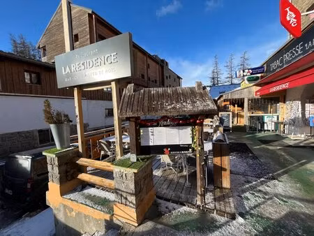 à vendre fonds de commerce – restaurant – valberg centre