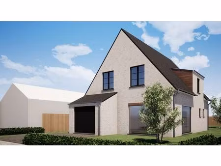 nieuw te bouwen villa met 3 slaapkamers en garage in lissewege – privacy  zon en bereikbaa