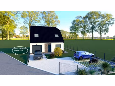 vente maison neuve 5 pièces 90 m² à aubigny-au-bac (59265)  223 300 €