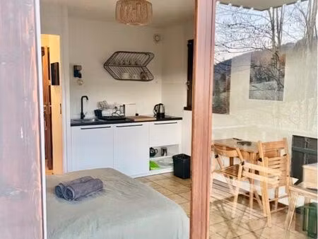 studio meublé 21 m² – balcon vue mont-blanc  fiz & aravis – cordon