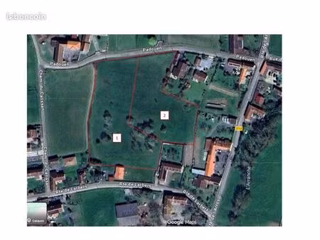 terrain constructible 1 2 ha ou 2 parcelles de 6000 m2
