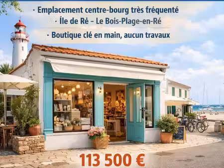 vente boutique/local commercial 36 m²