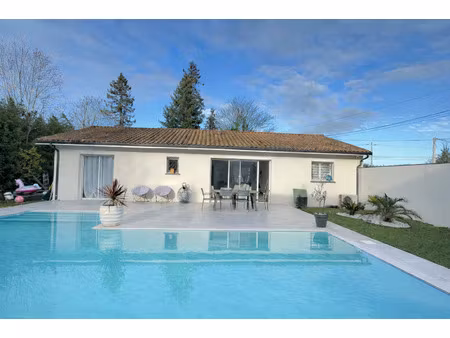 maison 95 m² - piscine et garage - parcelle de 564 m² - libourne (33500)