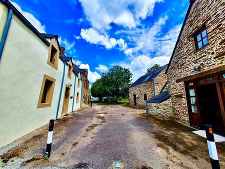 complexe de gîtes en excellent état et piscine chauffée au bourg. 4 maisons -12 chambres  