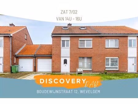 huis te koop in wevelgem met 3 slaapkamers