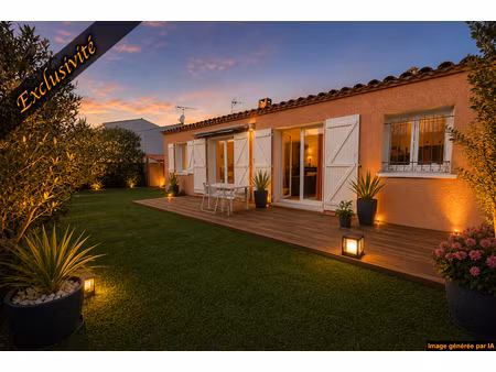 vente maison 4 pièces 90 m² à sauvian (34410)  279 000 €