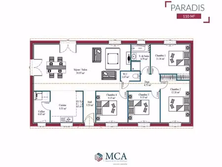 vente maison 5 pièces 110 m² mugron (40250)