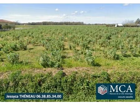 vente terrain 844 m² onard (40380)